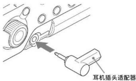 SONY CBK-55BK - 使用耳机插头适配器 - 1