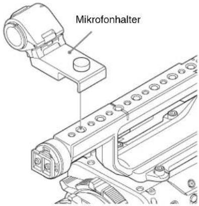 SONY CBK-55BK - So bringen Sie den Mikrofonhalter an - 1