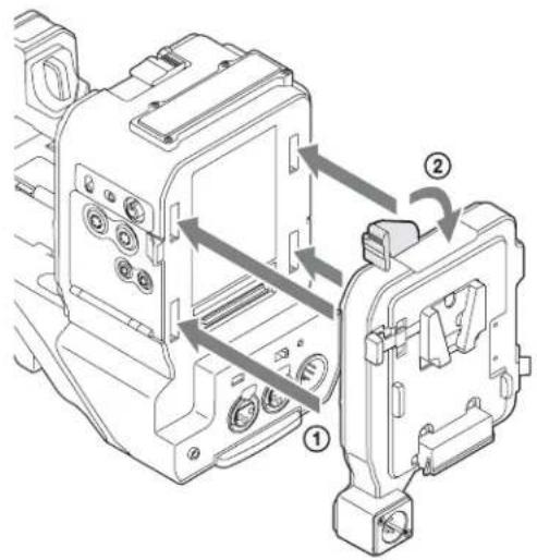 SONY CBK-55BK - Крепление адаптера батареи к СВК-55ВК - 2