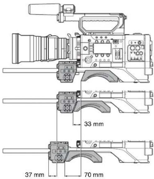 SONY CBK-55BK - Ajuste de la posición de la almohadilla para el hombro - 1