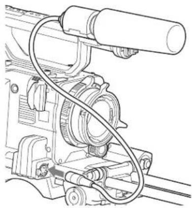 SONY CBK-55BK - So bringen Sie ein Mikrofon an - 1