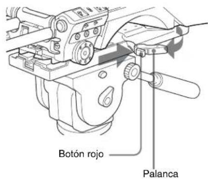 SONY CBK-55BK - Para retirar el CBK-55BK del adaptador de trípode - 1