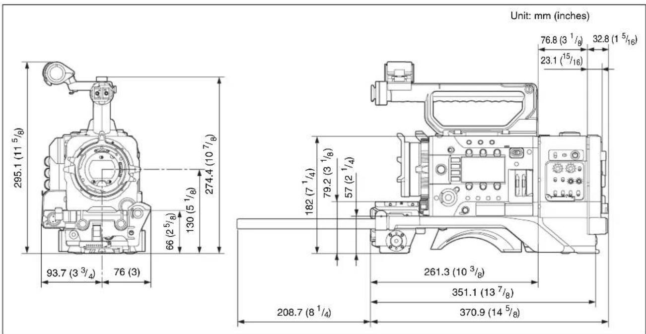 SONY CBK-55BK - Dimensions - 1