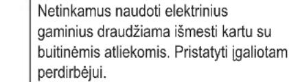 EGO ARA2000 - ATIDŽIAI PERSKAITYKITE PRIEŠ NAUDODAMI. IŠSAUGOKITE VĚLESNIAM NAUDOJIMUI. - 7