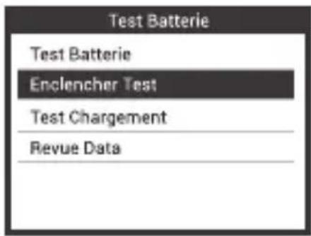 ANCEL AD310 Pro - Enclencher test - 1