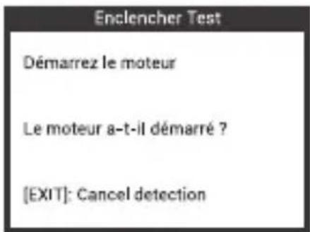 ANCEL AD310 Pro - Enclencher test - 4