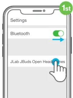 JLab JBuds Open Wireless - JUMELAGE - 7
