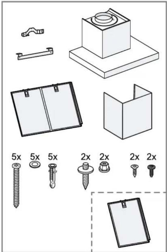 BOSCH DWB65CC60 - Contenu de la livraison - 1