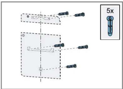 BOSCH DWB95CC30 - Monter la suspension de l'appareil - 1