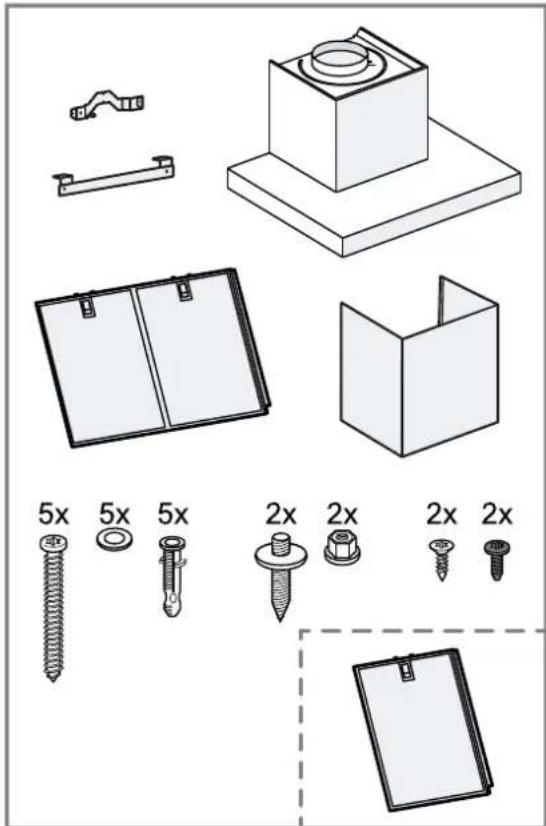 BOSCH DWB95CC30 - Contenu de la livraison - 1