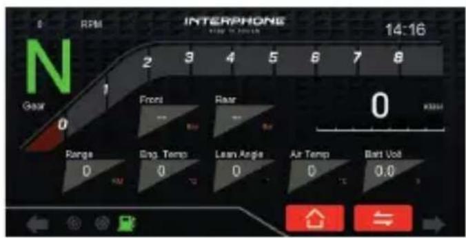 Interphone SYNC55 - Dash screens - 1