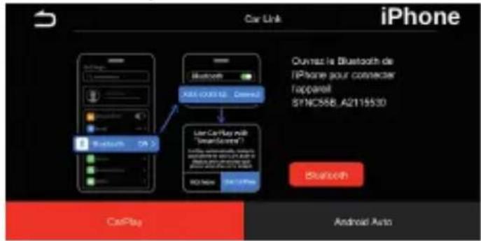 Car Link iPhone Cloulez la Bluetooth de iPhone pour connecter fapparel SYNC558_A2115530 Bluetooth CarPlay Android Auto