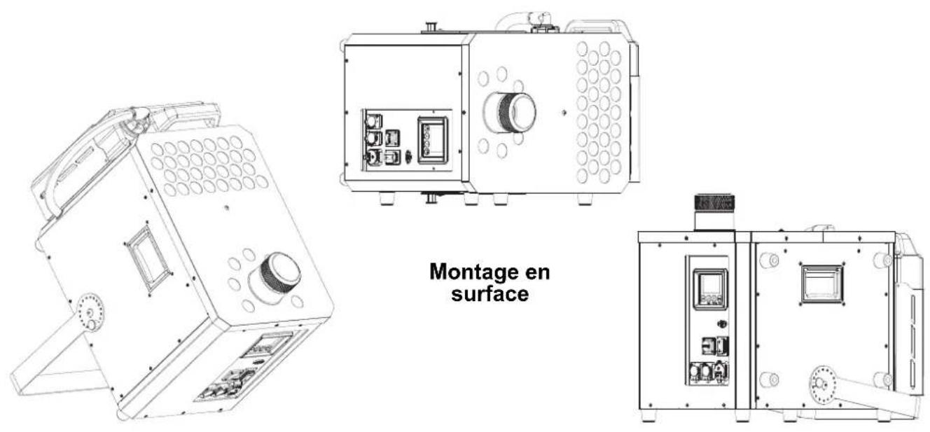 Montage en surface