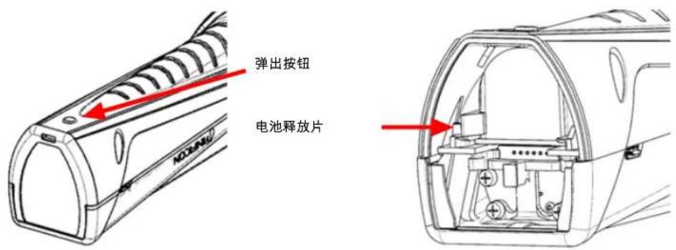 INFICON AST300PPM - 移除并安装锂离子电池 - 1