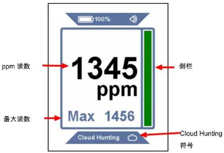 INFICON AST300PPM - 使用 Cloud Hunting（便携式监视器）模式 - 1