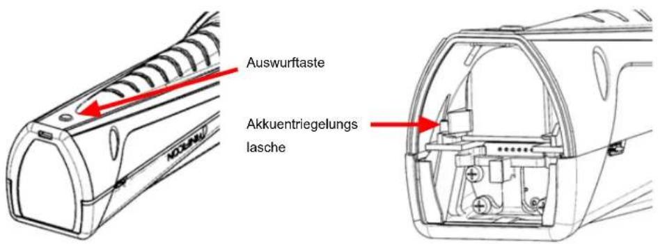 INFICON AST300PPM - Auswechseln des Lithium-Ionen-Akkus - 1