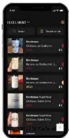 LA SOMMELIERE APOGEE200PVN - Details of the cellar view icon: - 2