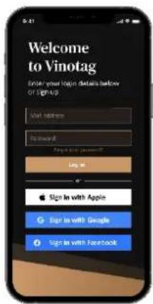 LA SOMMELIERE APOGEE200N - How to create a VINOTAG® account - 1