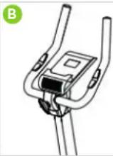 VirtuFit HTR 1.0 - Volg onderstaande stappen om de voetriemen te verstellen: - 2