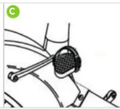 VirtuFit HTR 1.0 - Réglage des sangles de pied (C) - 3