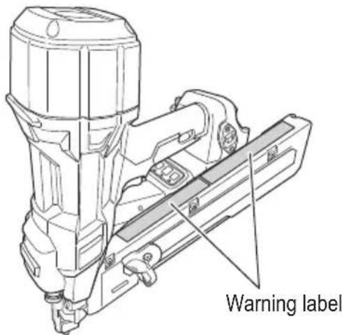 HiKOKI NR 1838DKA - WARNING LABELS - 1