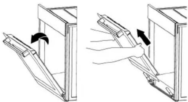BEKO FBE67300XCS - Removing the oven door - 6