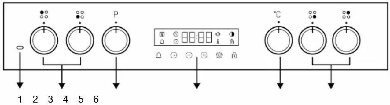 BEKO FBE67301XCS - Introduction of the oven control panel - 1