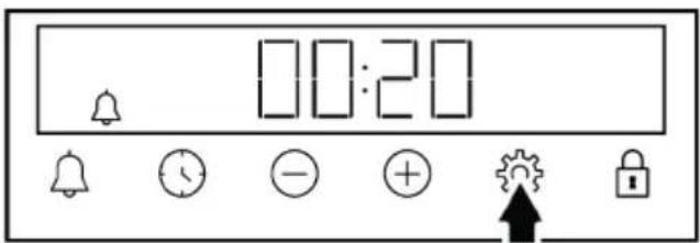 BEKO FBE67301XCS - Setting the alarm - 3