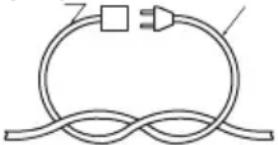 WORX WG311 - MÉTODO PARA ASEGURAR EL CABLE PROLONGADOR - 1