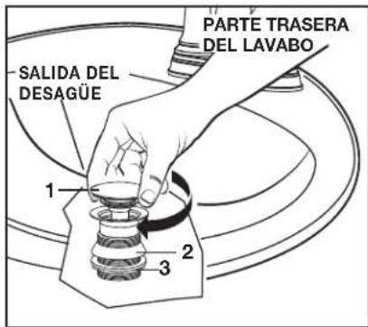 American Standard Delancey 7052207 - INSTALE EL DESAGÜE POR DEBAJO DEL ACCESORIO - 1