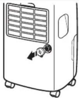 WHIRLPOOL WHAD50PCW - Enlever le bouchon du raccord de tuyau de vidange - 1