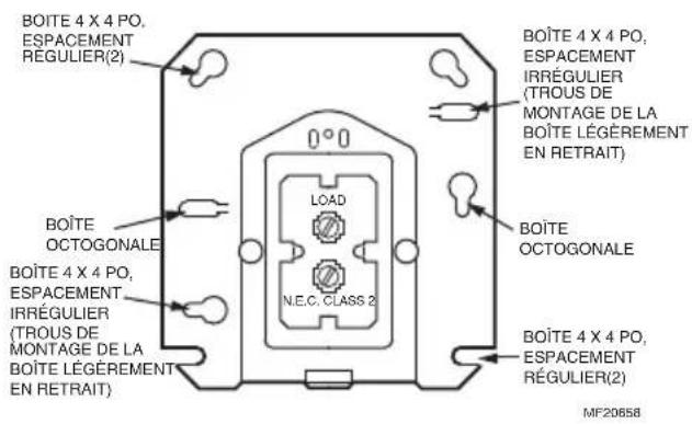 HONEYWELL AT72D - Montage du transformateur et de la plaque sur une boîte électrique - 7