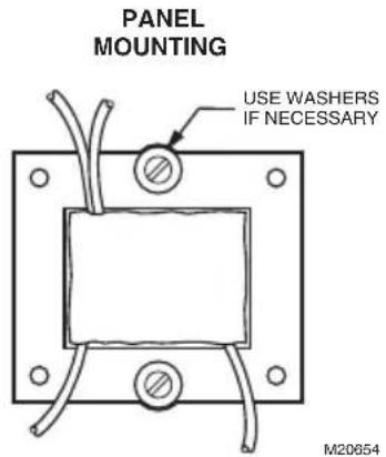 HONEYWELL AT72D - Mounting the AT20A and AT40A Transformer - 1