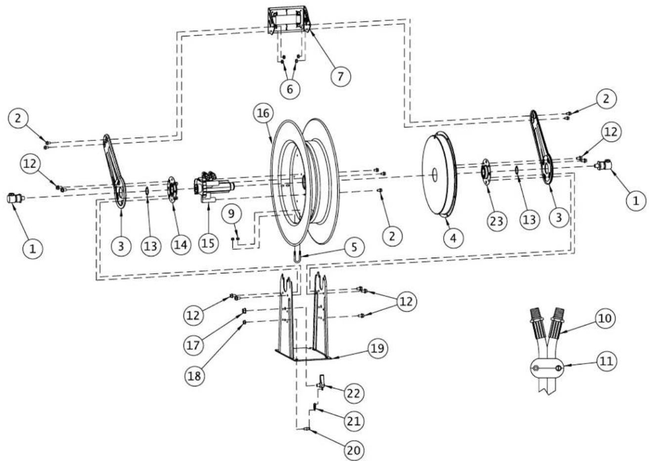 Reelcraft TH88050 OMP - INSTRUCCIONES DE SERVICIO - 1