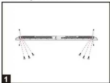 EDENWOOD ED75EA04UHD-RE - Installing the Stands - 5