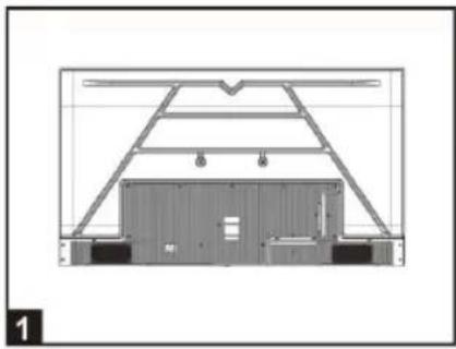 EDENWOOD ED75EA04UHD-RE - Installing the Stands - 1