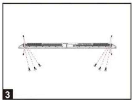 EDENWOOD ED75EA04UHD-RE - Installation des supports - 2