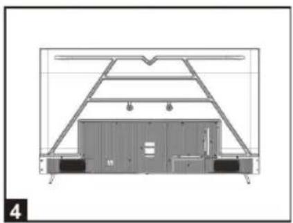EDENWOOD ED75EA04UHD-RE - Installation des supports - 3