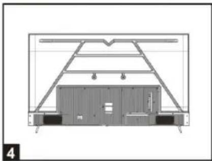 EDENWOOD ED75EA04UHD-RE - Installing the Stands - 4