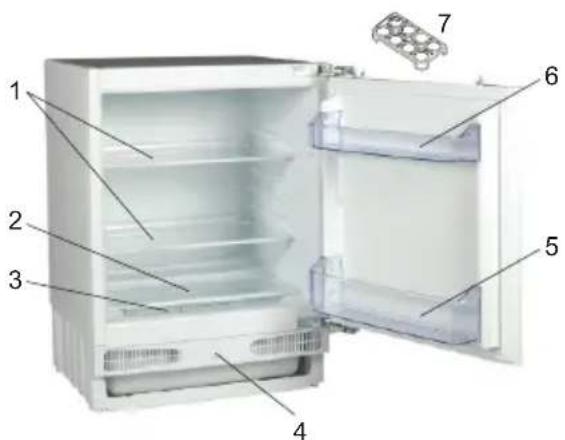VESTEL VEKS1135 - DESCRIPTION OF THE APPLIANCE - 1