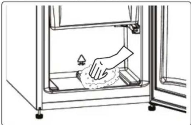 ATLANTIC ATLKGK170W10E - Freezer defrosting process - 1