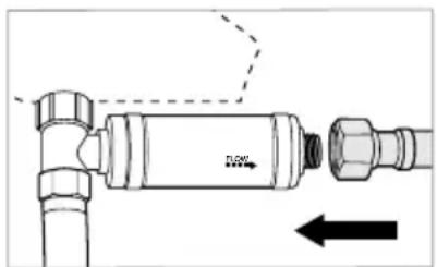 Brondell Swash SE400 - External Bidet Filter Installation - 3