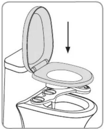 Brondell SouthSpa LH-12 - INSTALLING THE BIDET ATTACHMENT (CONT.) - 1