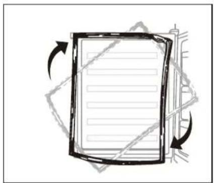 Veripart VPKK185EW - DOOR REVERSAL INSTRUCTIONS - 25