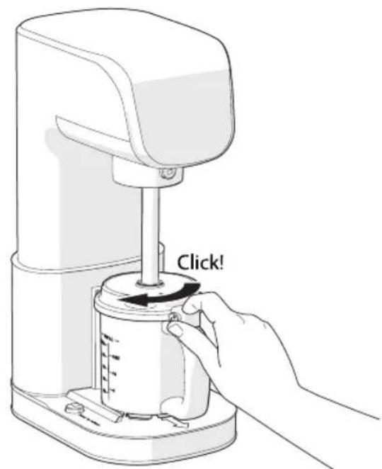 Pierre PICM7000 - Becher einsetzen - 4