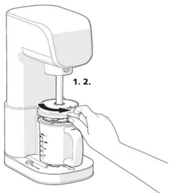 Pierre PICM7000 - Retirer l'agitateur et la tasse - 1