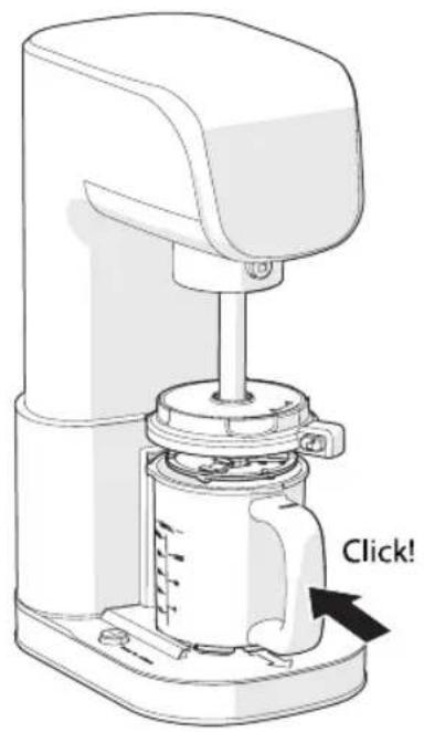 Pierre PICM7000 - Becher einsetzen - 1