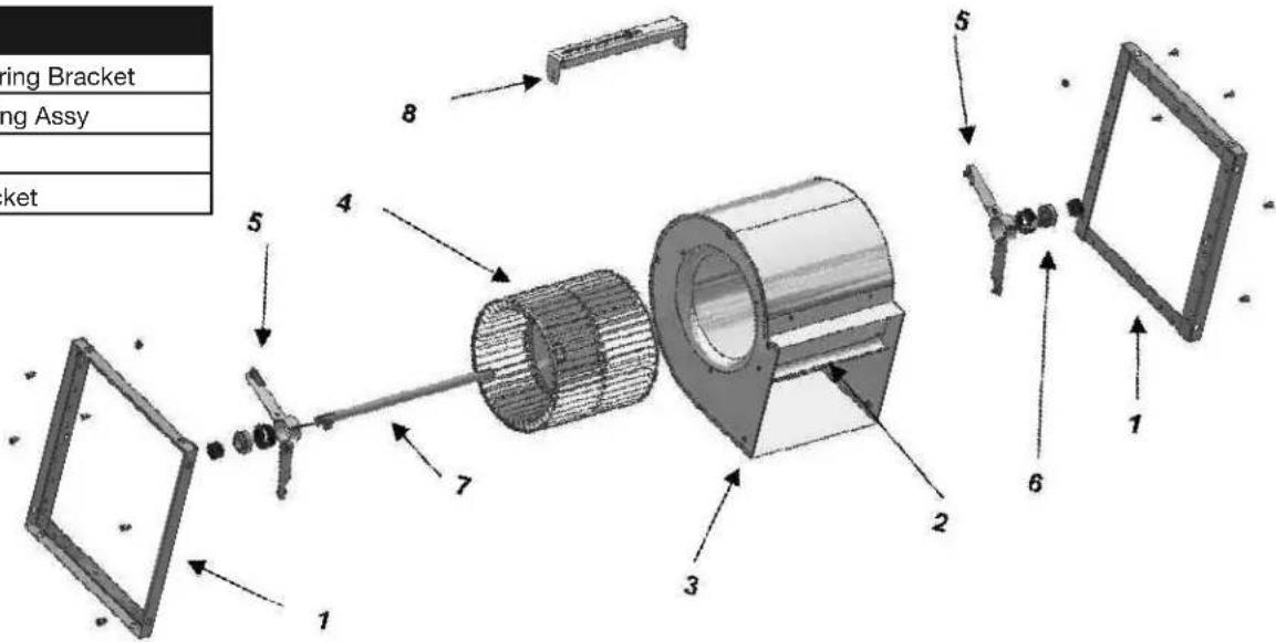 Canarm 809 - FIGURE 8: EXPLODED VIEW (800 SERIES) - 1