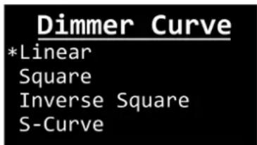INFINITY Raccoon W40/4 - Courbe Variateur - 1