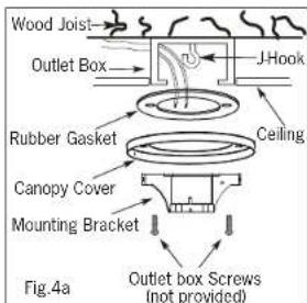 Canarm CP120 - INSTALL MOUNTING BRACKET - 1